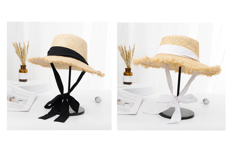 womens straw hat wide brim raffia french style