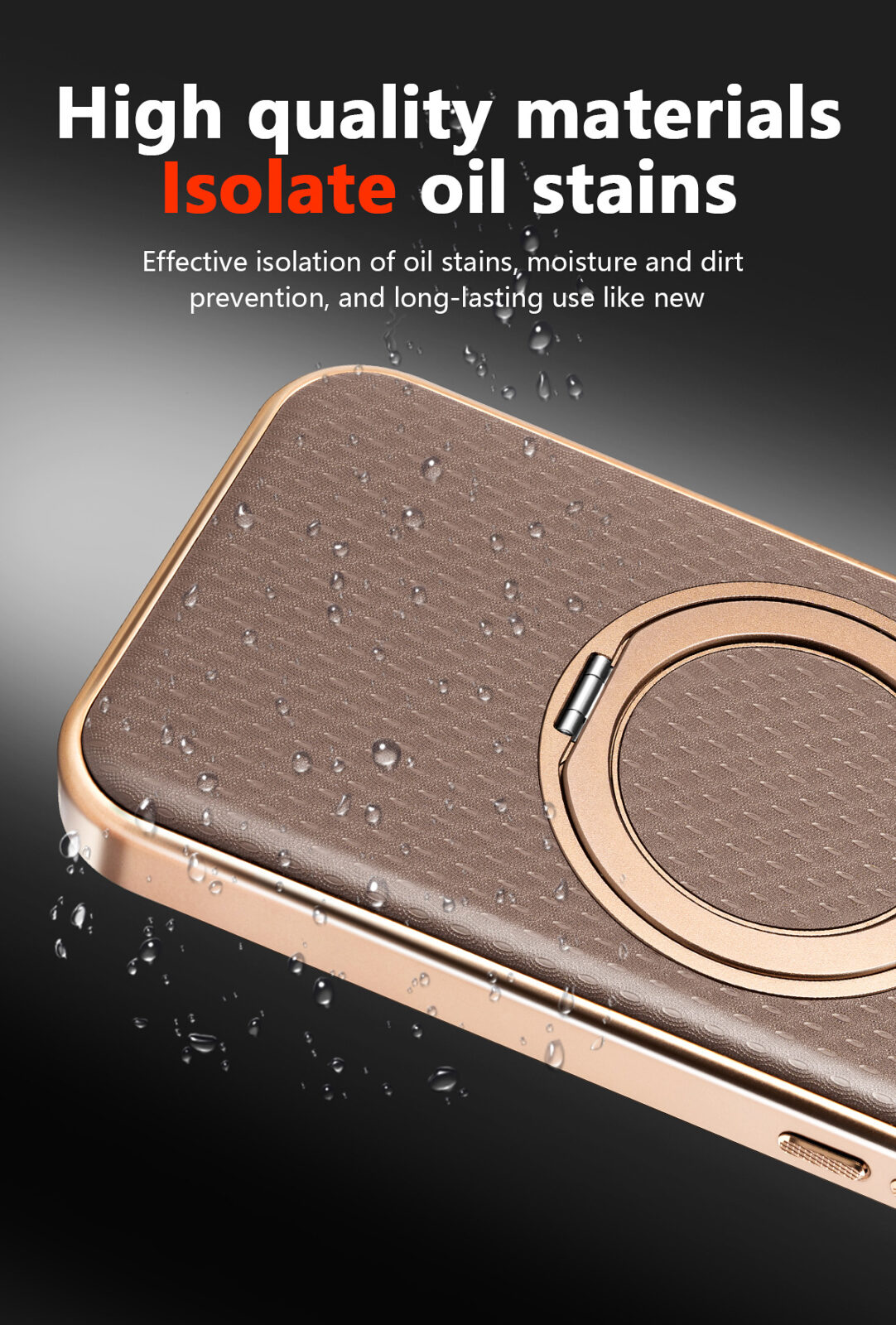 MagSafe iPhone Case with Stand – Slim & Minimal MagSafe Leather iPhone Case with Stand – High quality materials