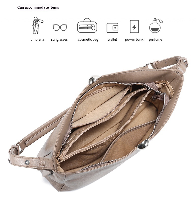 Women’s Leather Shoulder Bag – Timeless Minimalist Style Women’s Leather Shoulder Bag – Timeless Minimalist Style