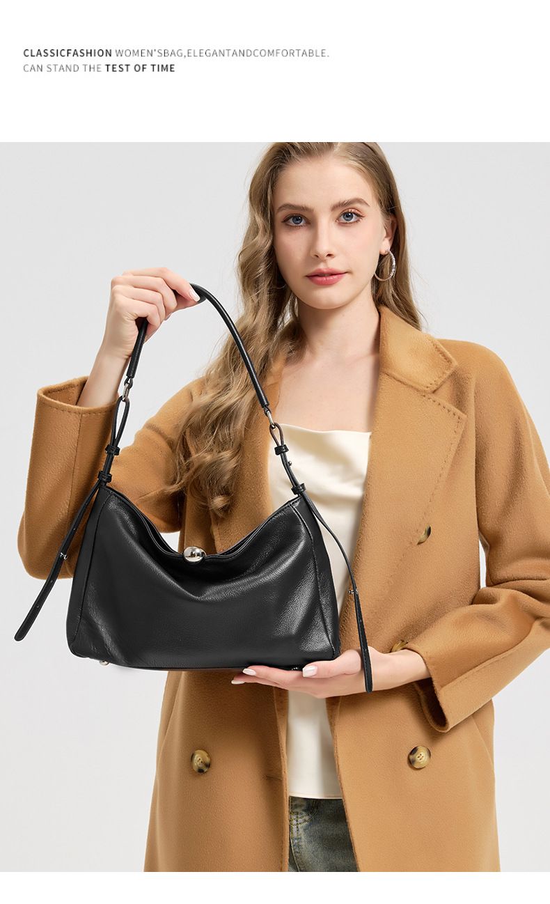Women’s Leather Shoulder Bag – Timeless Minimalist Style Women’s Leather Shoulder Bag – Timeless Minimalist Style